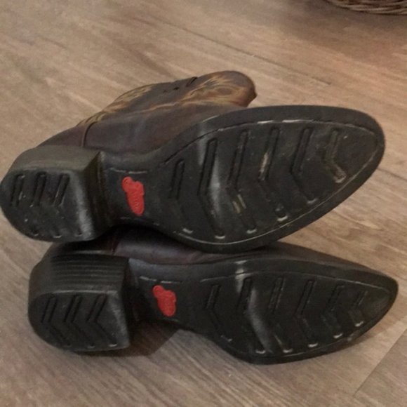Justin Cowboy Boots size 11 - Picture 4 of 5